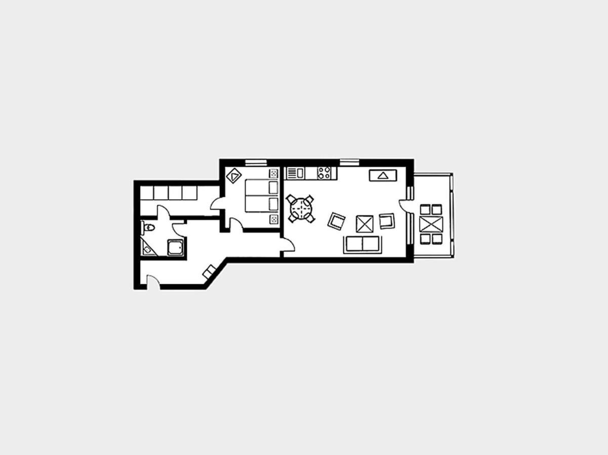 Strandvillen Binz - Ferienwohnung Mit Meerblick, 1 Schlafzimmer Und Balkon Sv-759 Eksteriør bilde